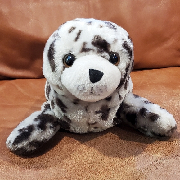 18 inch Wild Republic Gray Spotted Harbor Seal - Picture 1 of 9